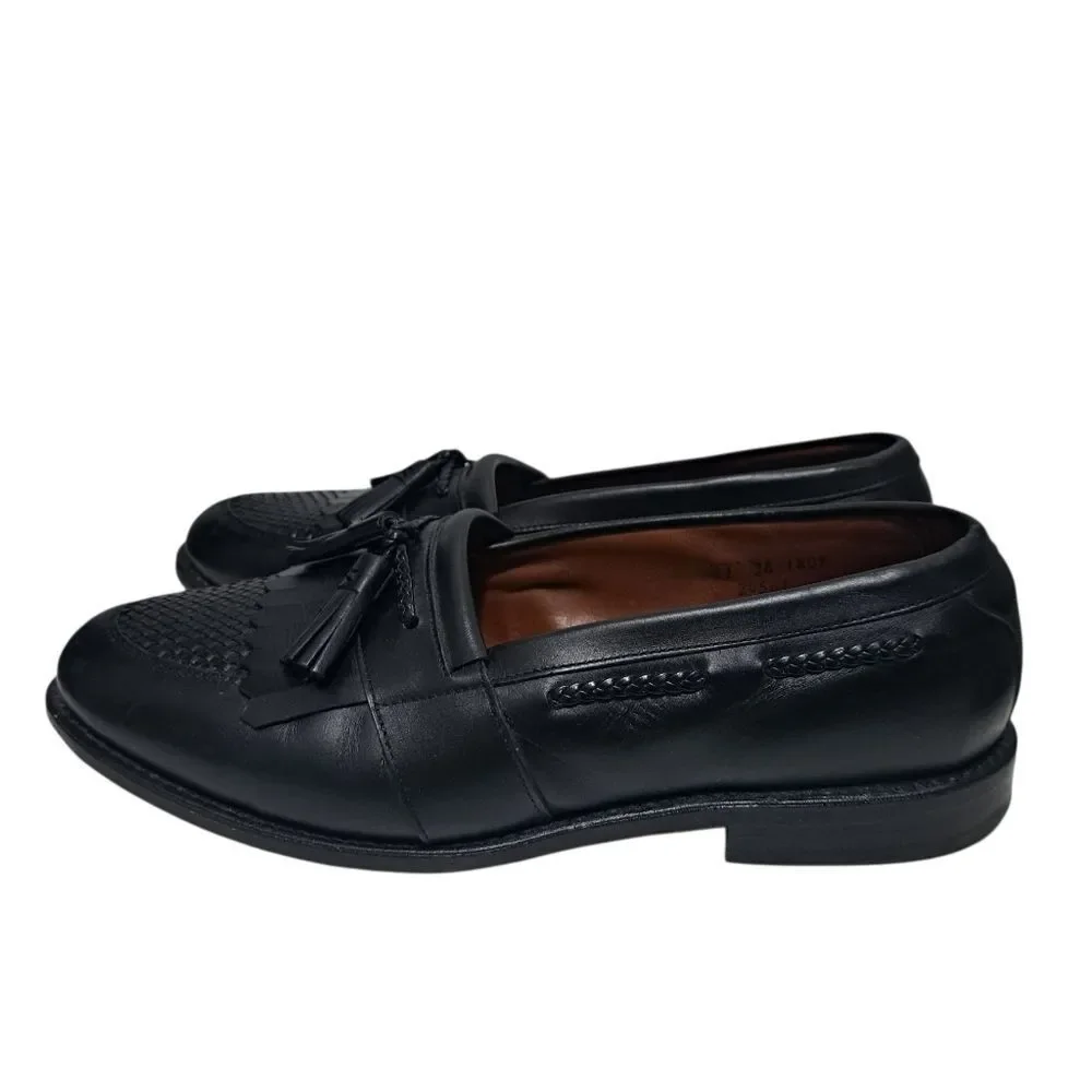 Allen Edmonds Cody Tassel Loafer Cordovan Casual Leather Loafer Size 11 Black